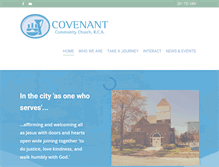 Tablet Screenshot of covenantchurchrca.com